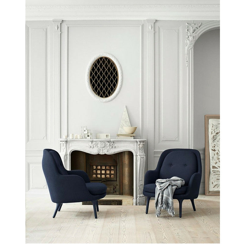 Jamie Hayon Fri Chairs Dark Blue by Fireplace Fritz Hansen