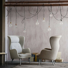Fritz Hansen Ro Chairs Light Grey and Taupe in Loft
