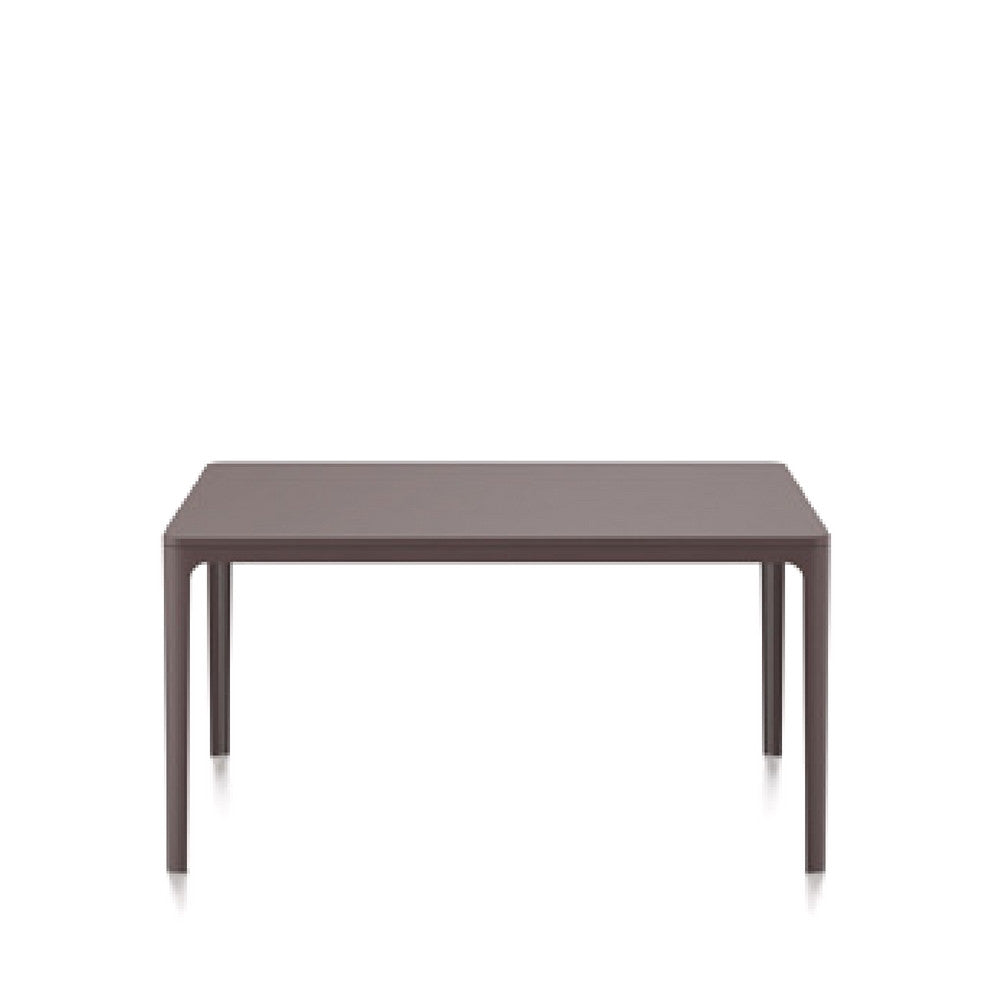 27" square Plate Table with Chocolate MDF Top and Chocolate Base by Jasper Morrison for Vitra