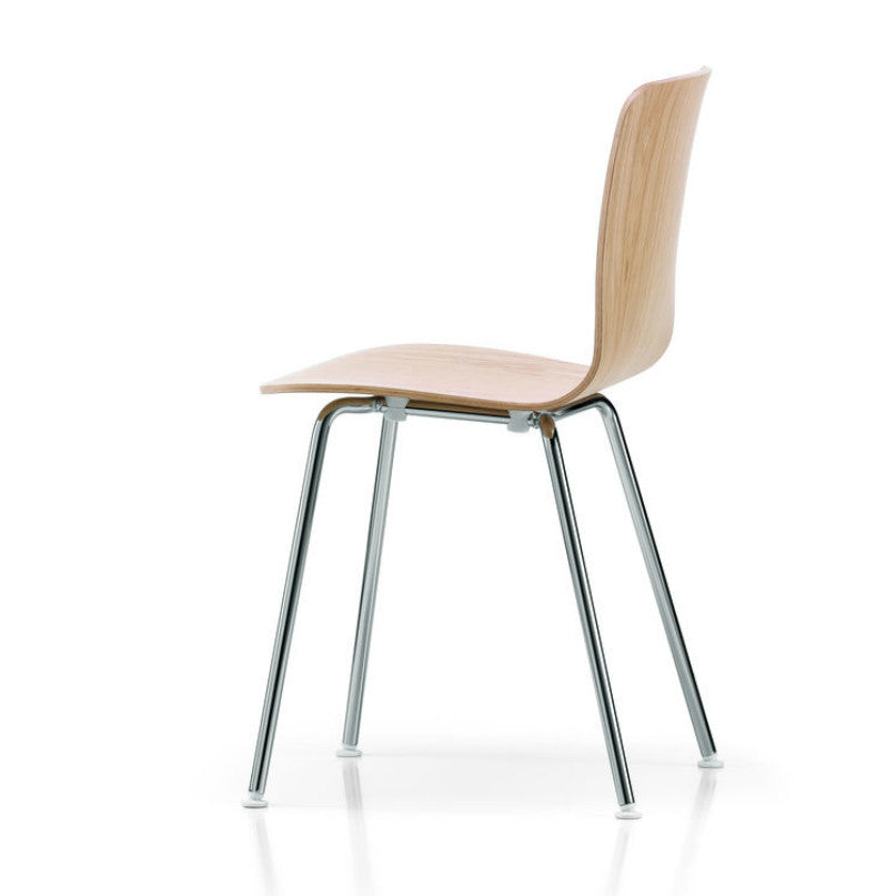 Jasper Morrison Hal Ply Tube Chair Light Oak Seat Side View Vitra