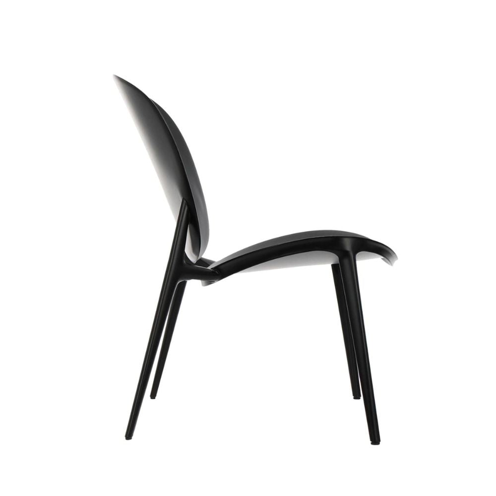 Kartell Be Bop Chair Matt Black Side