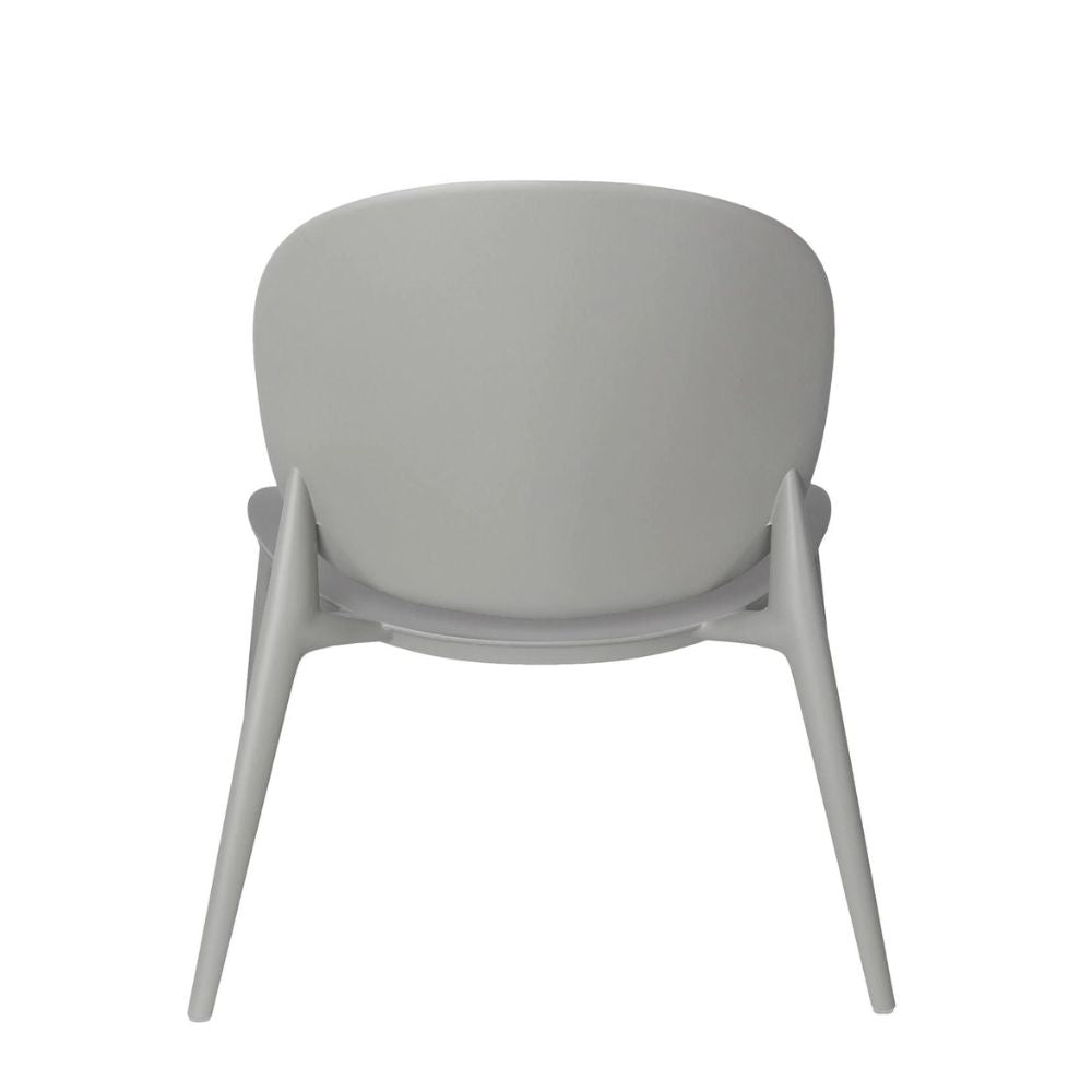 Kartell Be Bop Chair Matte Grey Back