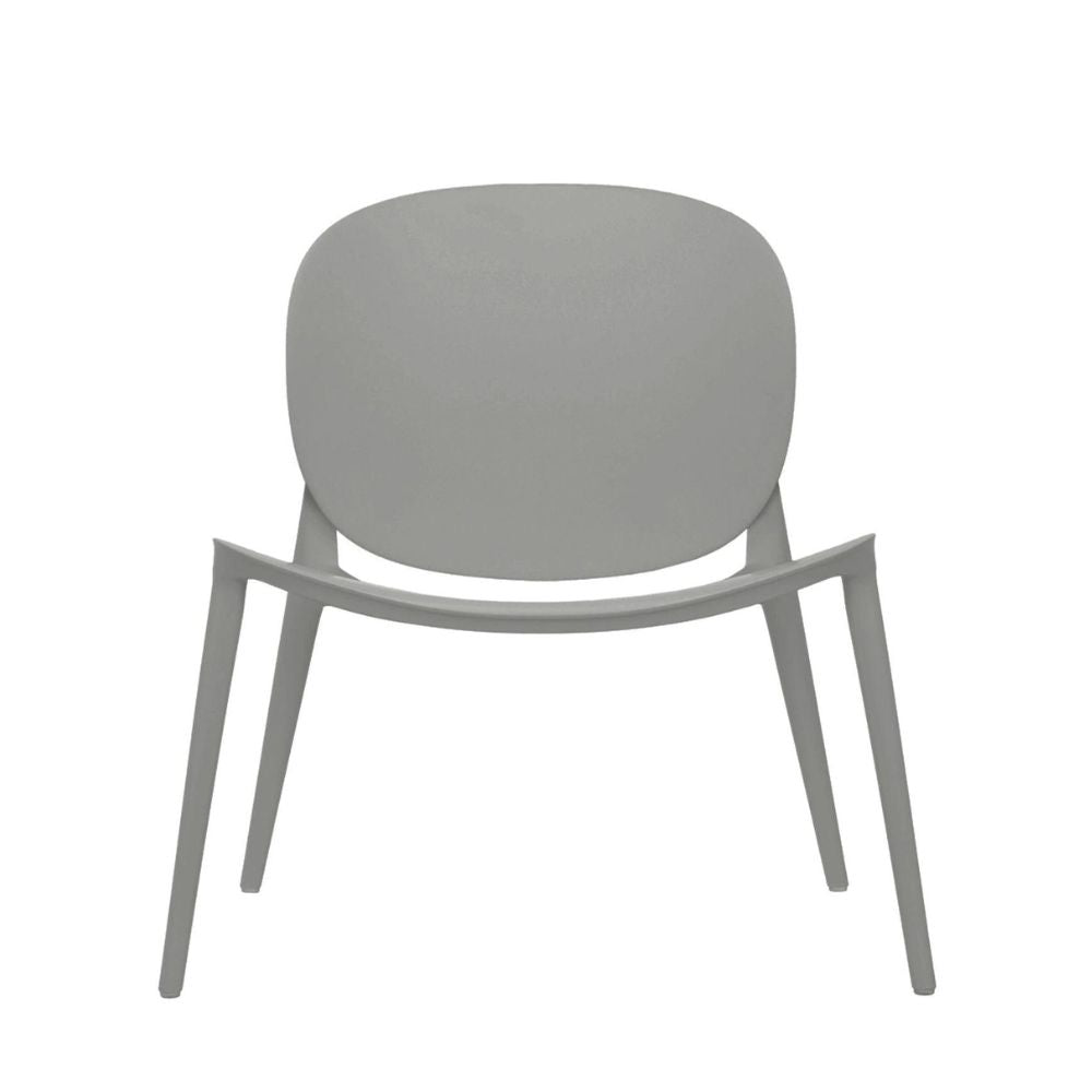 Kartell Be Bop Chair Matt Grey Front