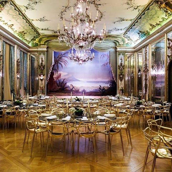 Kartell Masters Chair Metallic Set of 2 Palette & Parlor Modern