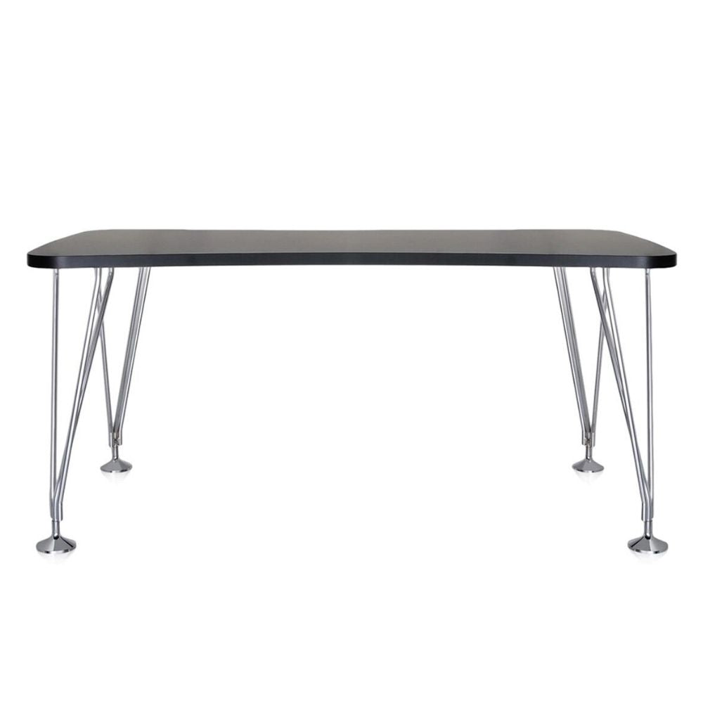 Kartell Masters Table by Ferruccio Laviani Slate Grey Front