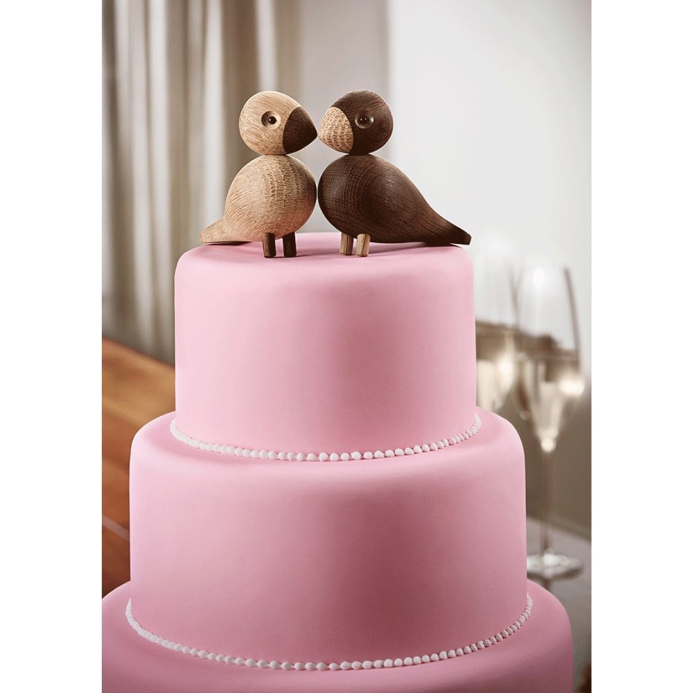 Kay Bojesen Lovebirds on Wedding Cake