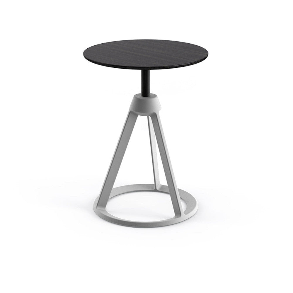 Knoll Barber Osgerby Piton Side Table Ebonized Oak Top Sterling Base