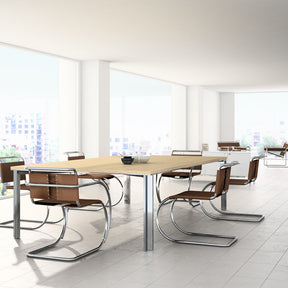 Knoll MR Side Chairs by Mies van der Rohe in Conference Room