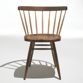 Knoll Nakashima Straight Chair in Walnut and Hickory with Shadow