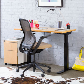 Knoll Regeneration Chair in Home Office with Sit Stand Desk