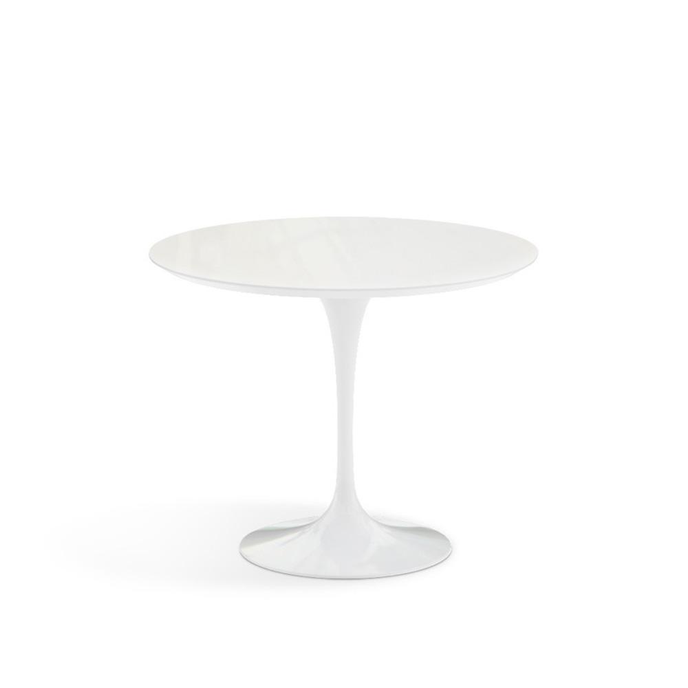 35" White Base Vetro Bianco Top