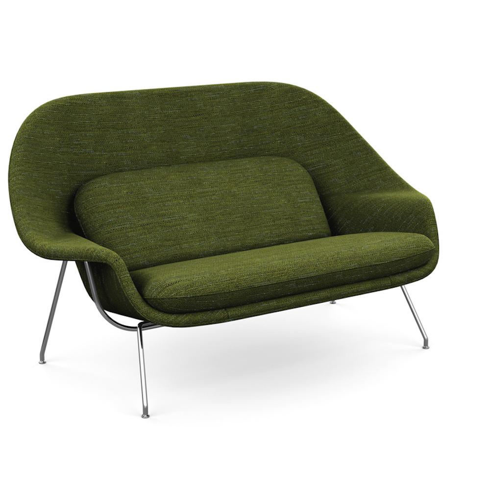 Knoll Saarinen Womb Settee in Rivington Palm