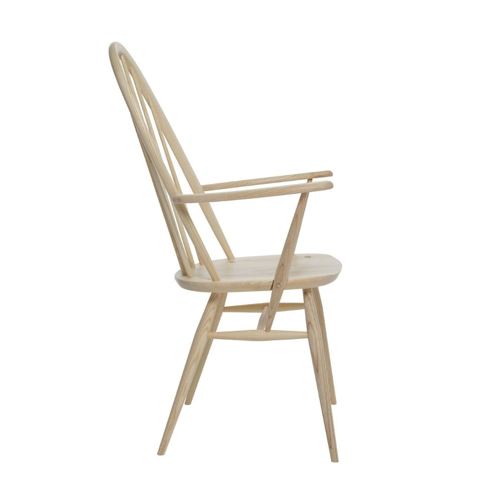 L. Ercolani Quaker Armchair 1875-A in Natural Ash Side