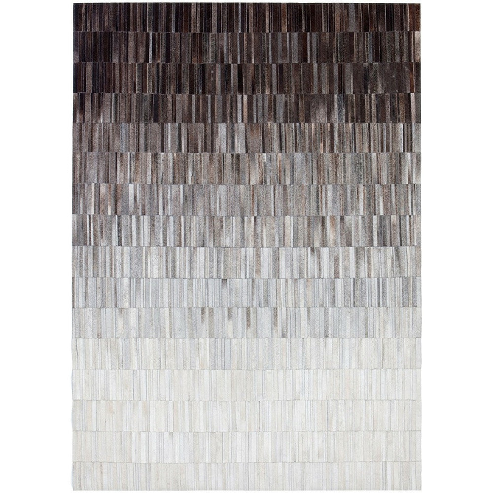 Linie Design Fade Grey Cowhide Rug