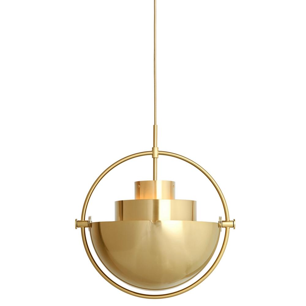 Gubi Multi Lite Pendant Brass Inverted