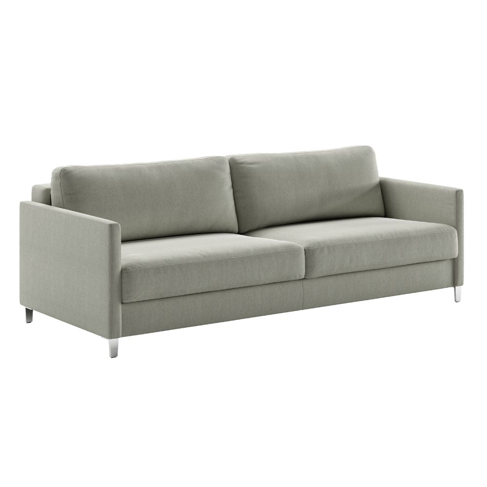 Luonto Elfin King Sleeper Sofa Light Grey Angled