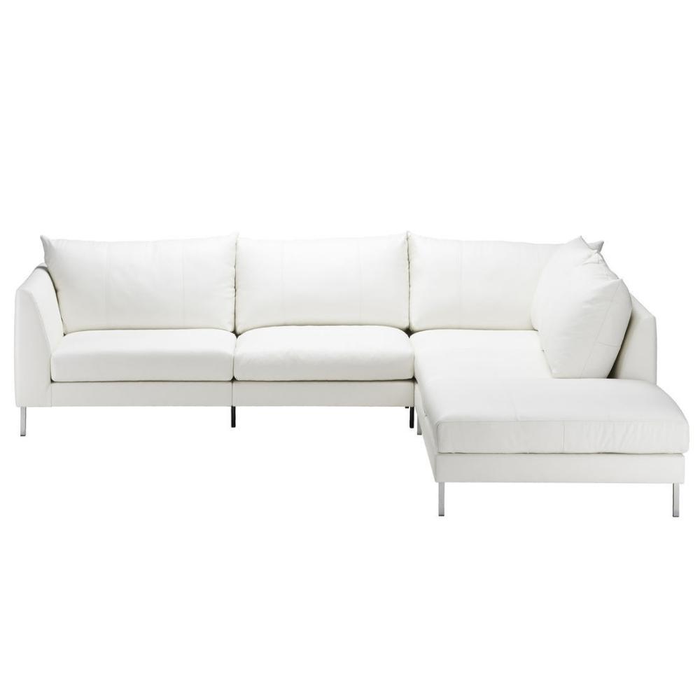 Luonto Loft Sectional Sofa White Leather