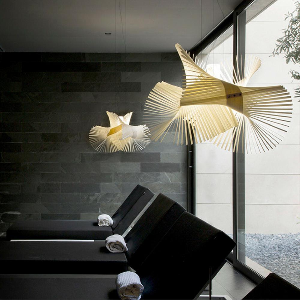 LZF Minimikado Pendant Lights in situ in Spa