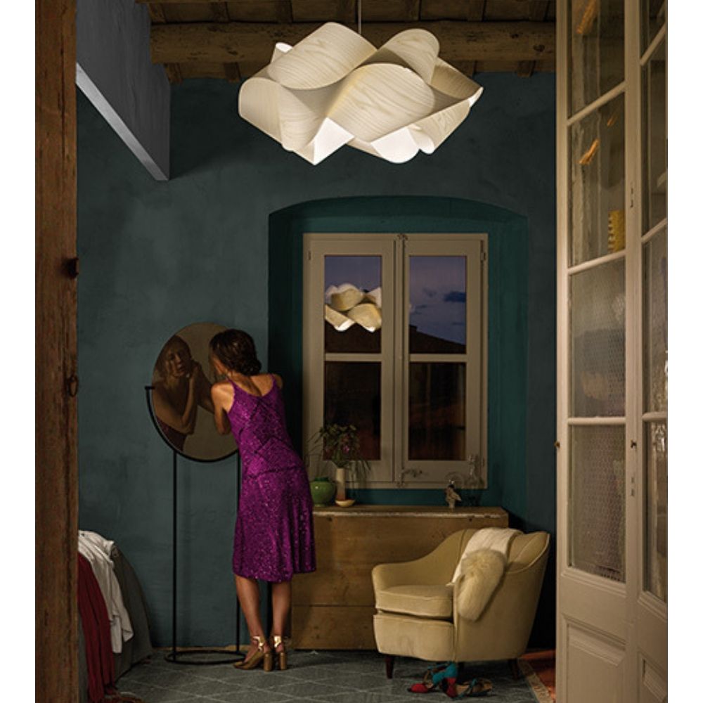 LZF Swirl Pendant Light in Bedroom