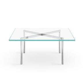 Mies van der Rohe Chrome and Glass Barcelona Table Knoll