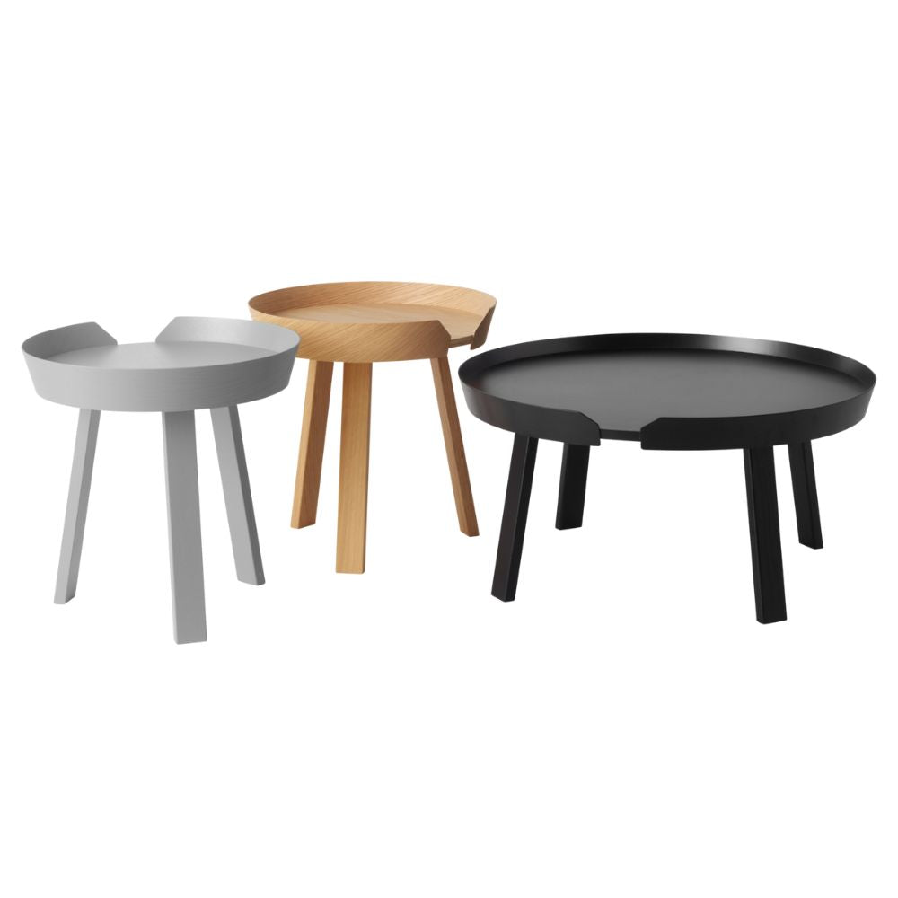 Muuto Small and Large Around Coffee Tables by Thomas Brentzen