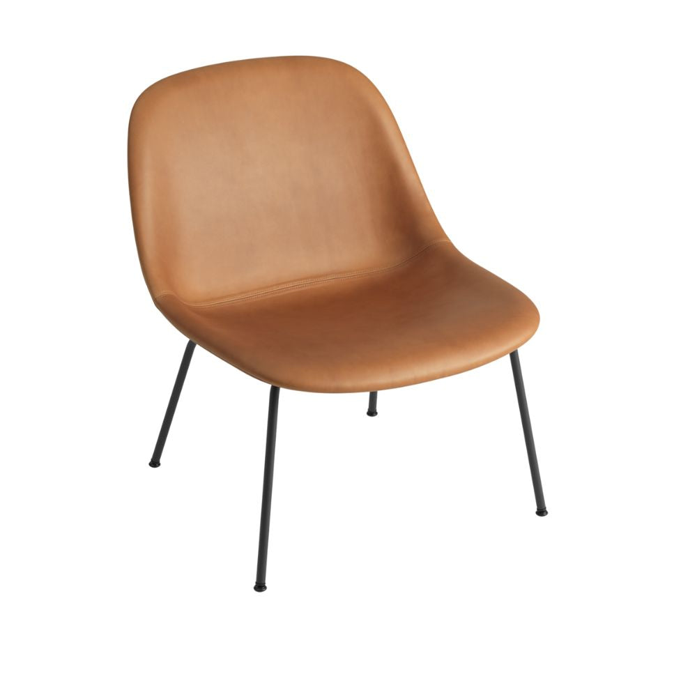 Muuto Fiber Lounge Chair with Tube Base by Iskos-Berlin