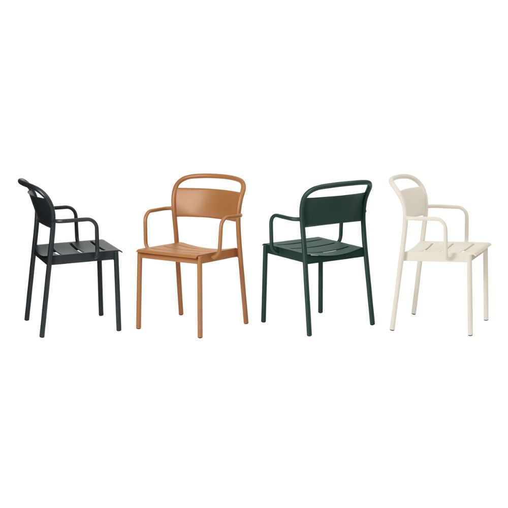 Muuto Linear Steel Armchair Collection by Thomas Bentzen