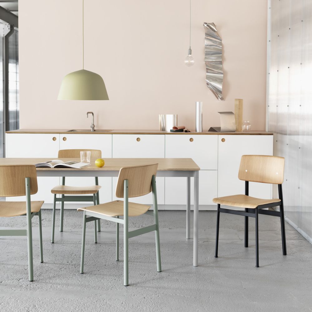 Muuto Loft Chair and Linear Wood Table