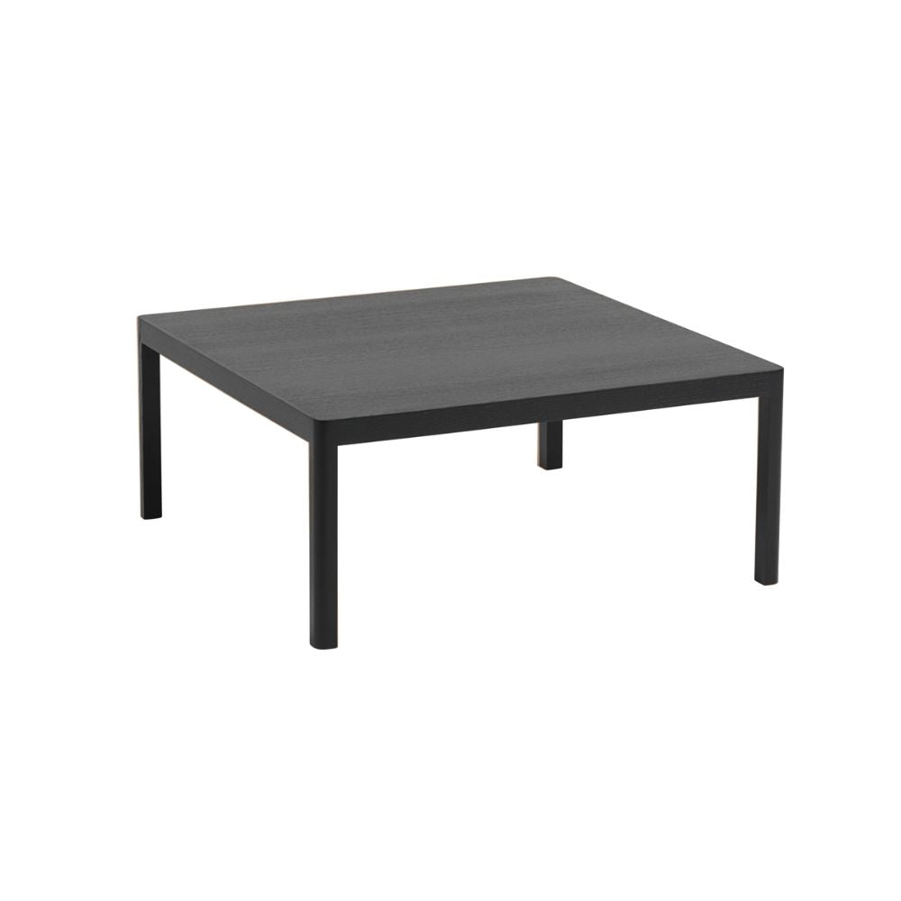 Muuto Workshop Coffee Table Black Oak Veneer Top with Solid Black Oak Frame