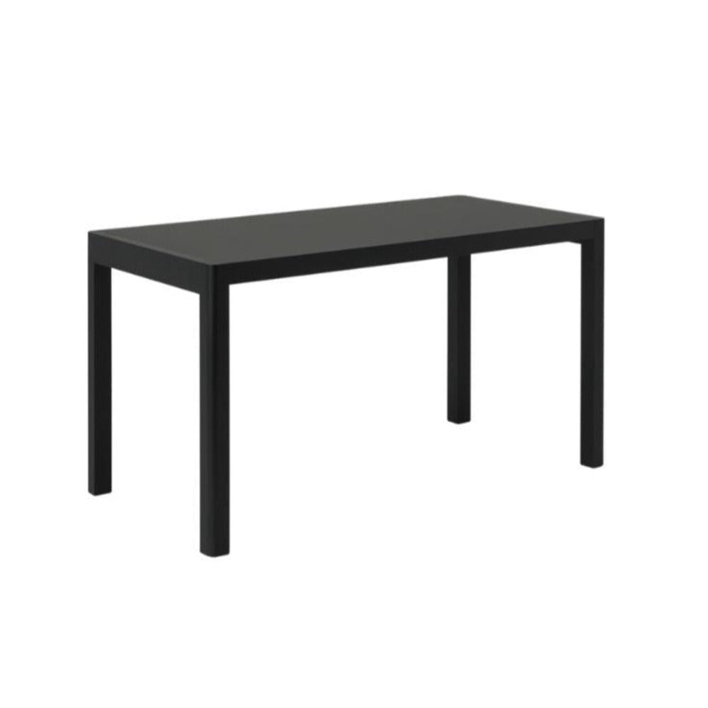 Muuto Workshop Table 51" Black Linoleum Top / Black
