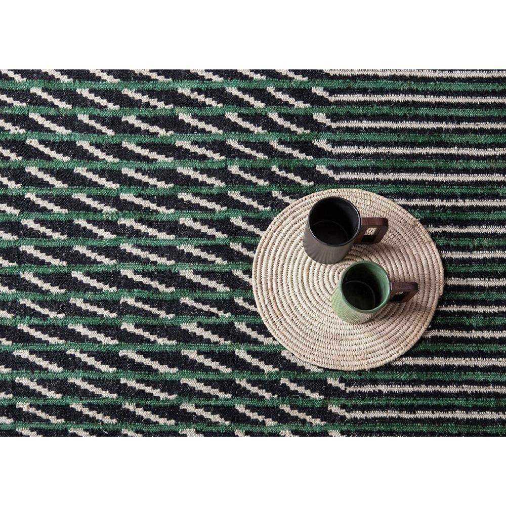 Nanimarquina Bouroullec Blur Rug Green Detail Styled