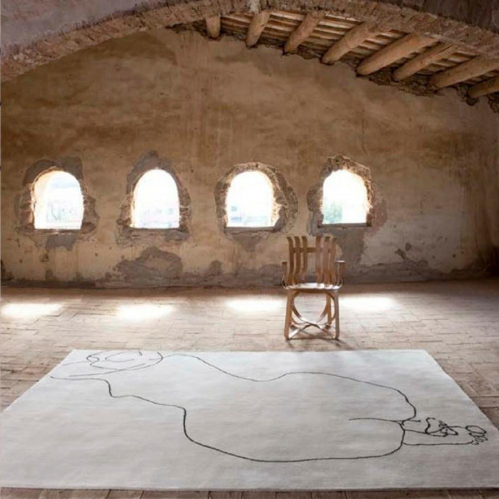 Nani Marquina Eduardo Chillida Figura Humana Rug in Situ