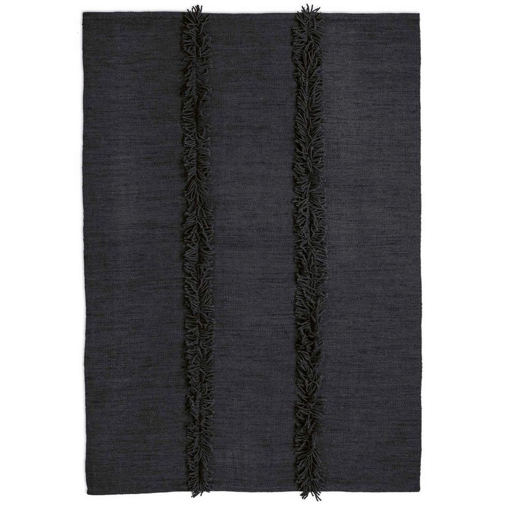 Nani Marquina Mia Rug Dark Blue Base Dark Blue Fringe