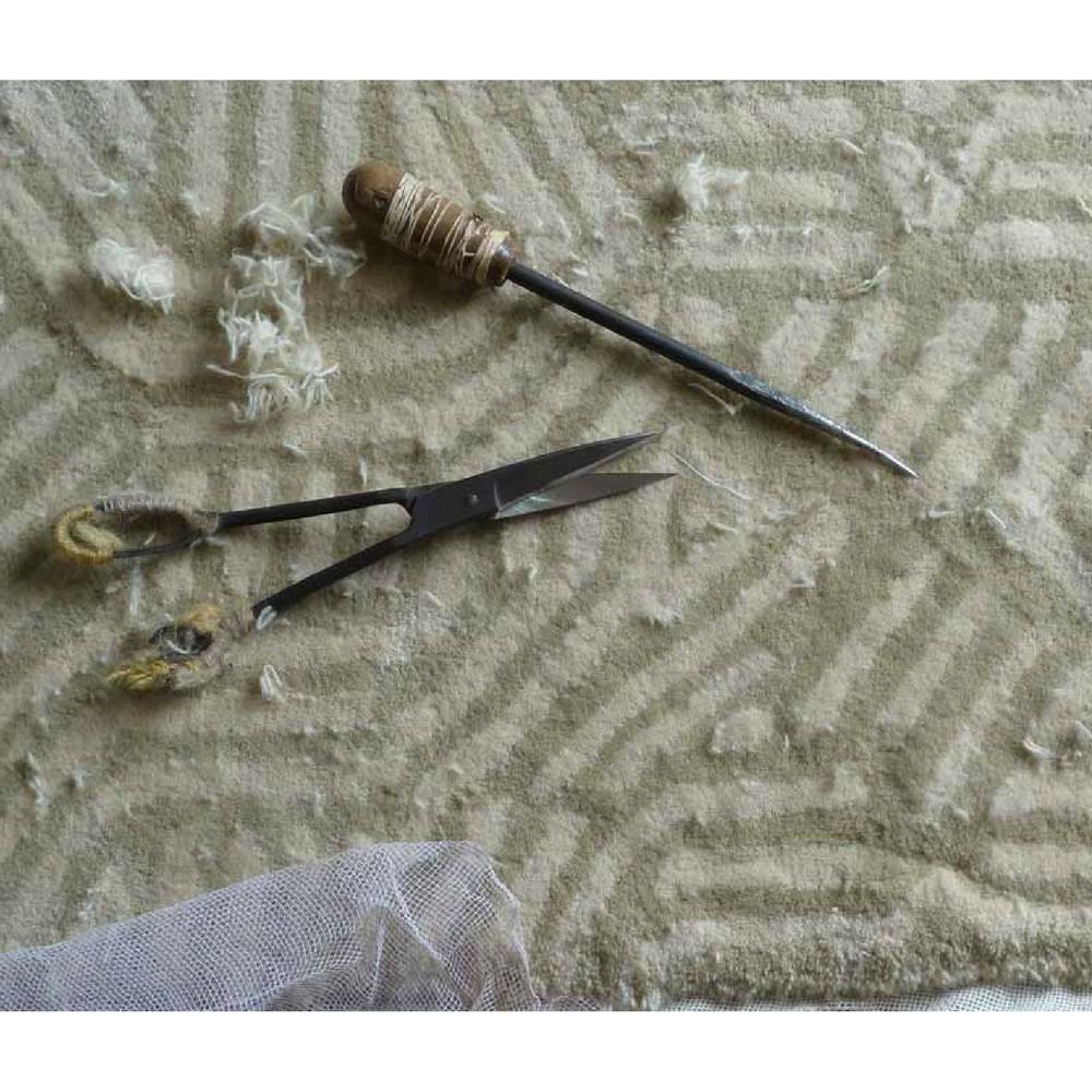 Nani Marquina Milton Glaser Africa Pattern Rug in Process