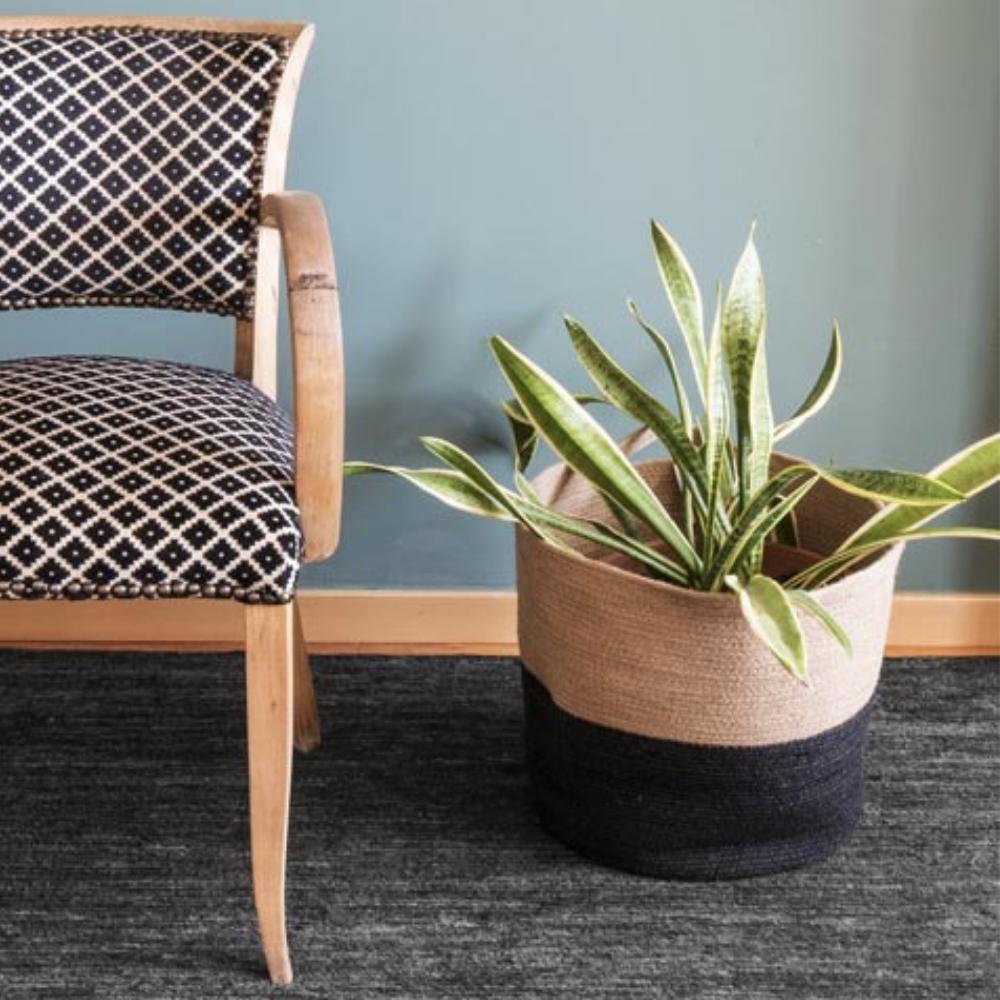 Nanimarquina Persian Colors Rug Charcoal Grey Styled