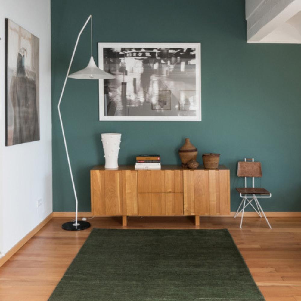 Nanimarquina Persian Colors Rug Moss Green in Situ