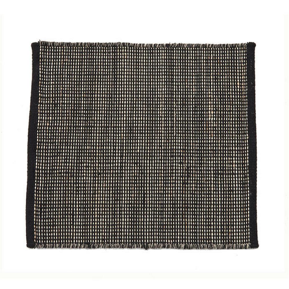 Nanimarquina Tatami Rug Black Sample Detail