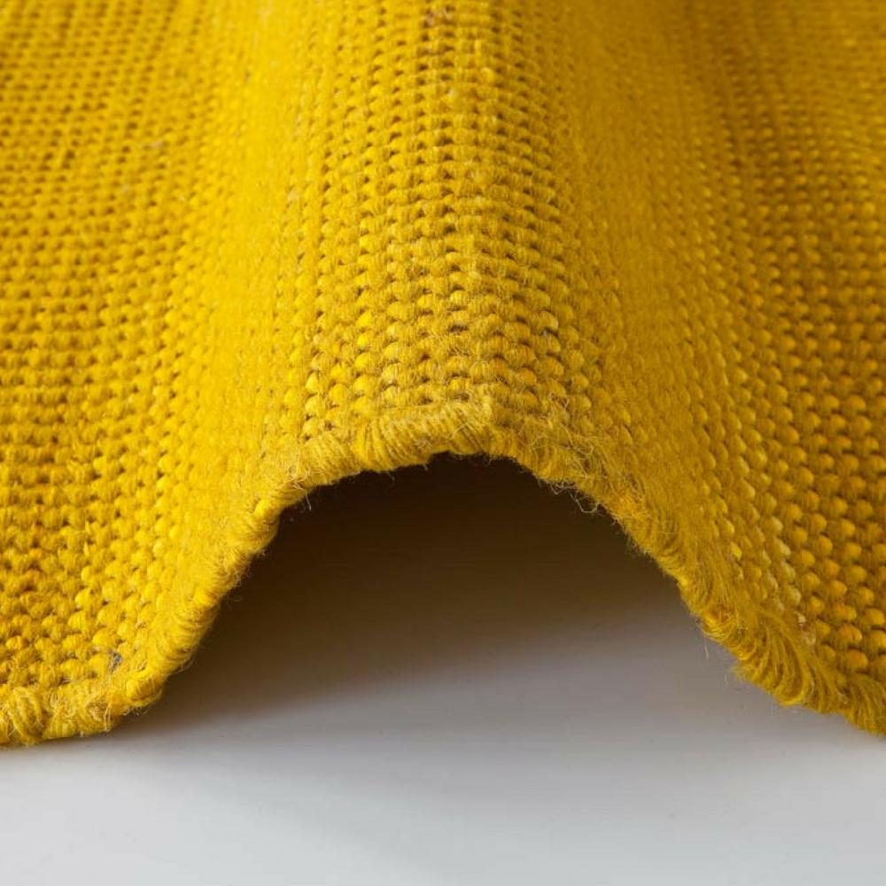 Nanimarquina Tatami Rug Yellow Edge Detail