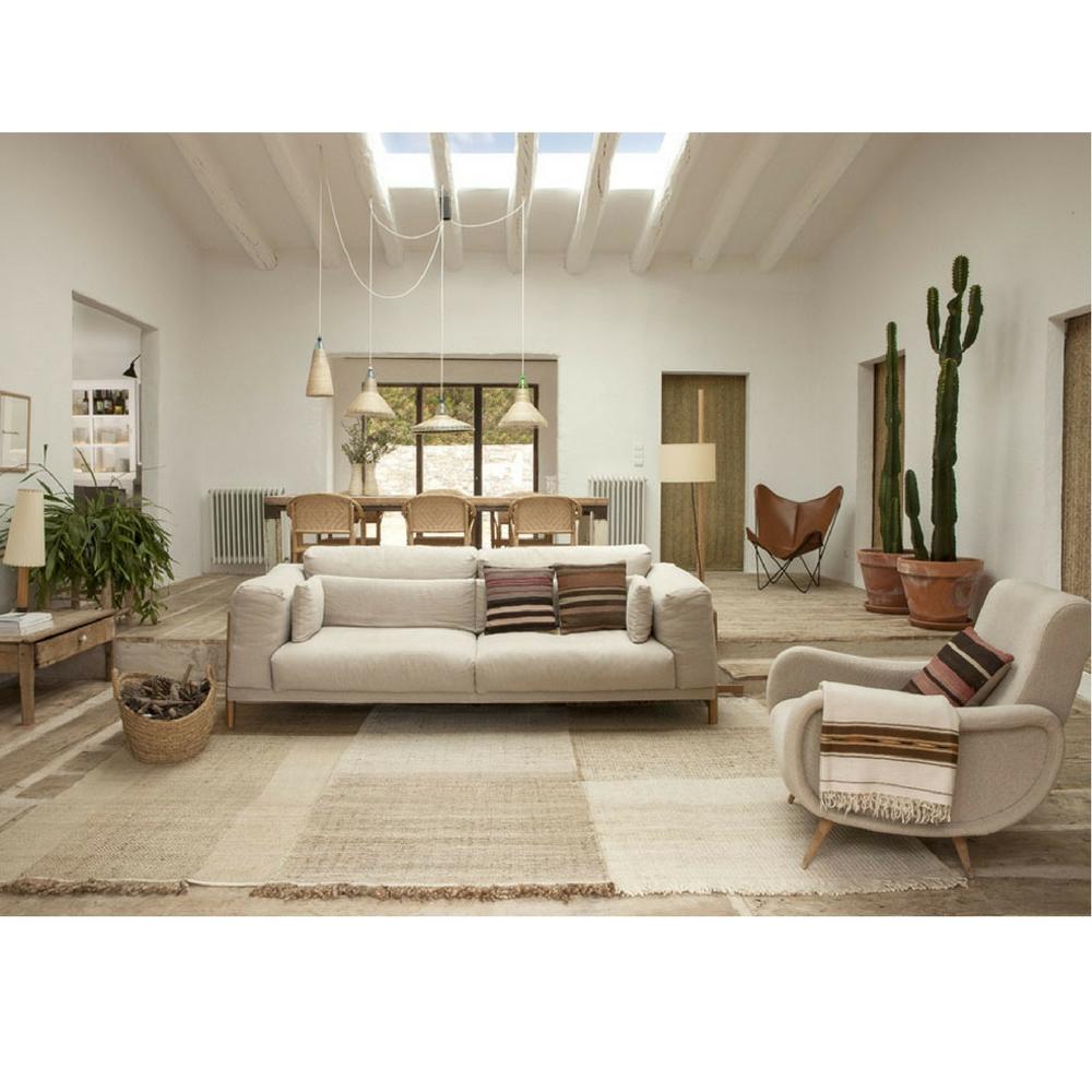 Nanimarquina Tres Vegetal Rug in Living Room