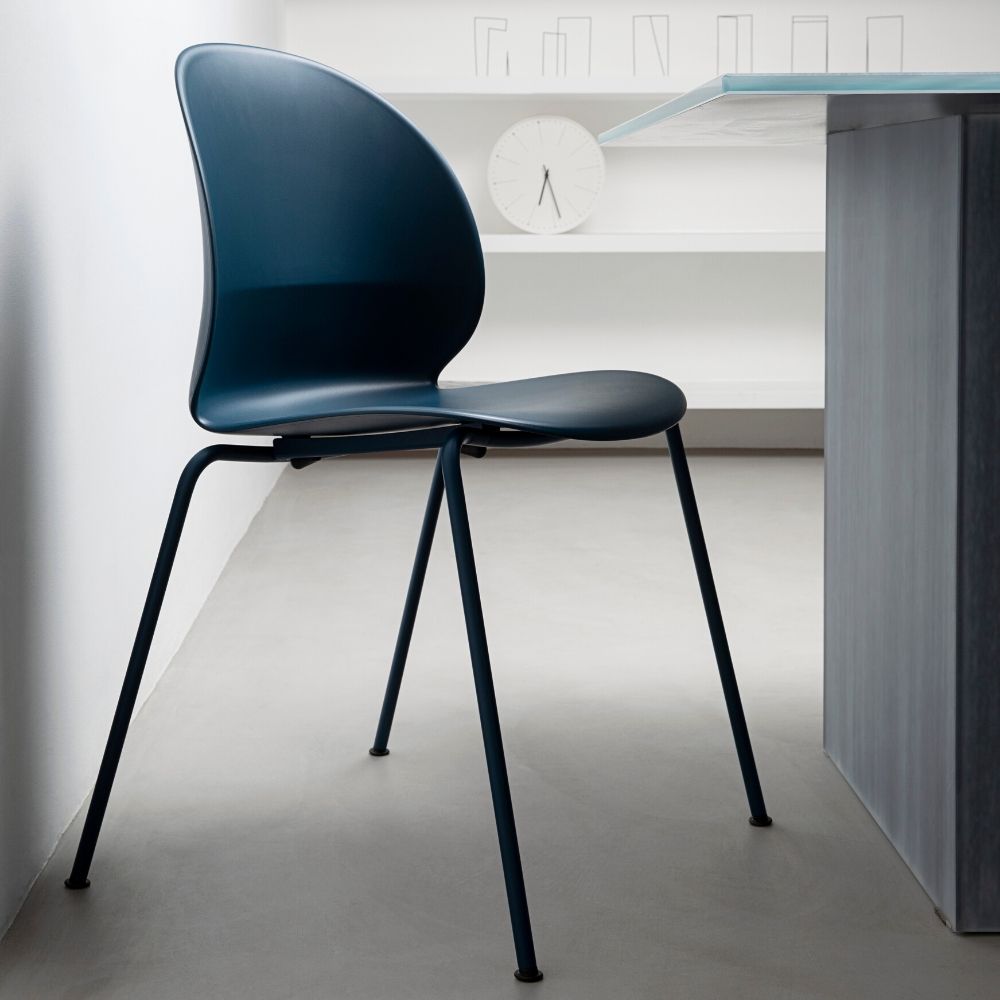 Dark Blue N02 Recycle Chair by Nendo for Fritz Hansen