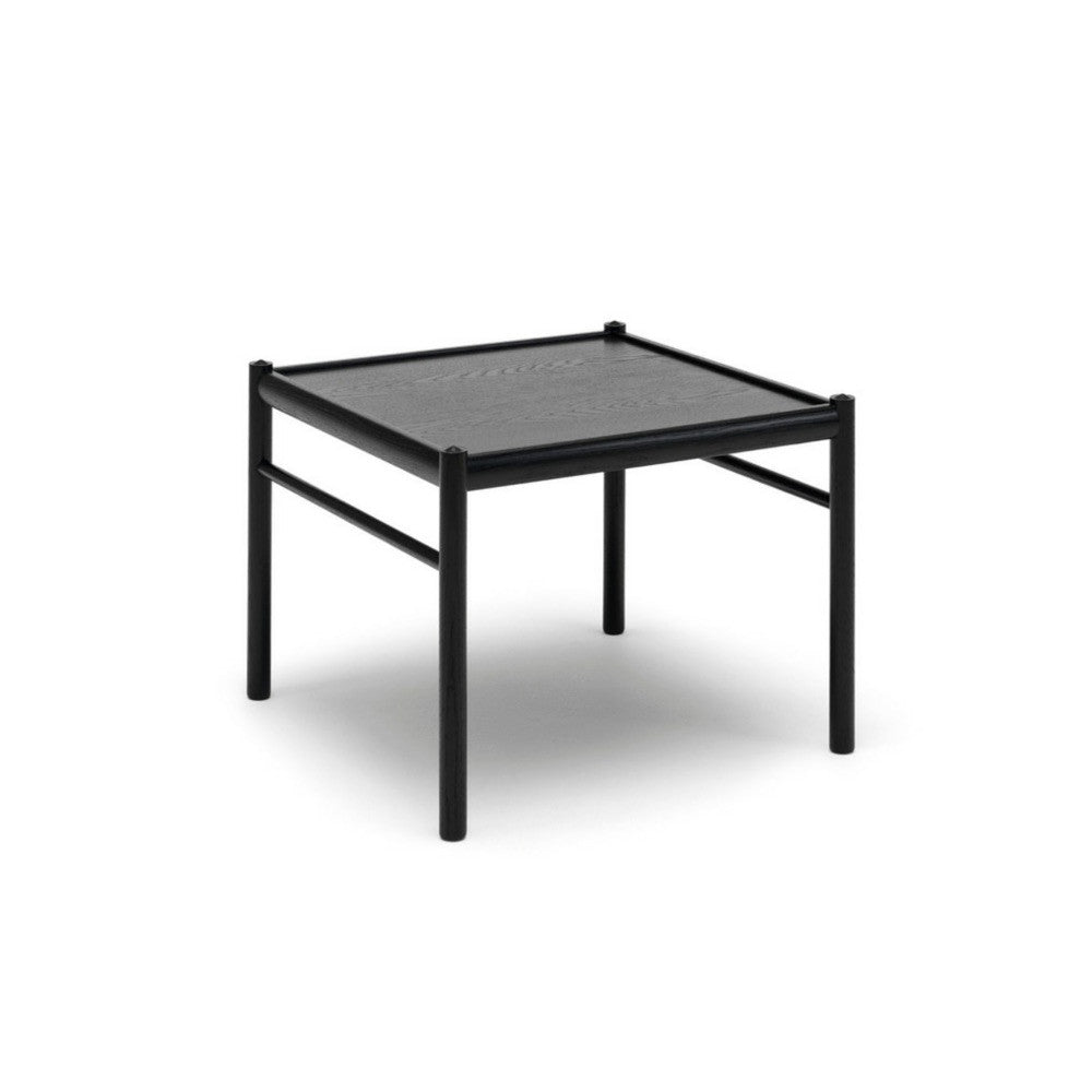 Ole Wanscher Colonial Side Table Oak Black Lacquer Carl Hansen & Son