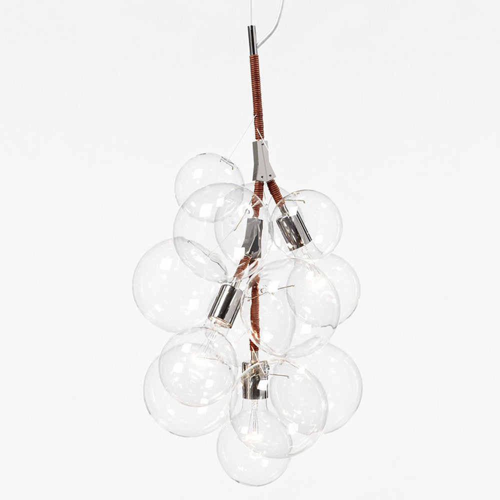 Pelle Pendant Chandelier Natural Leather Cord