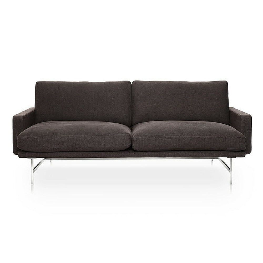 Piero Lissoni Two Seat Sofa Dark Brown Fritz Hansen