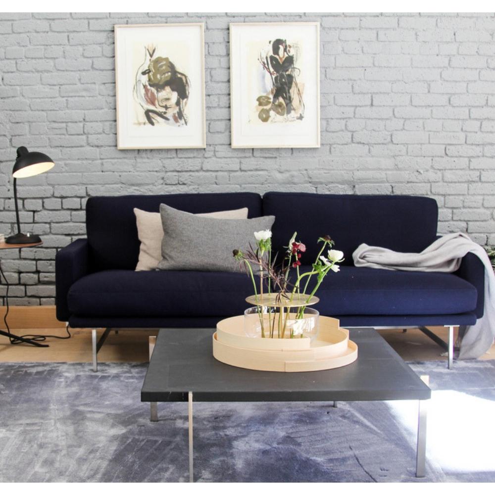 Fritz Hansen Piero Lissoni Sofa PL112 Dark Blue San Francisco Showroom