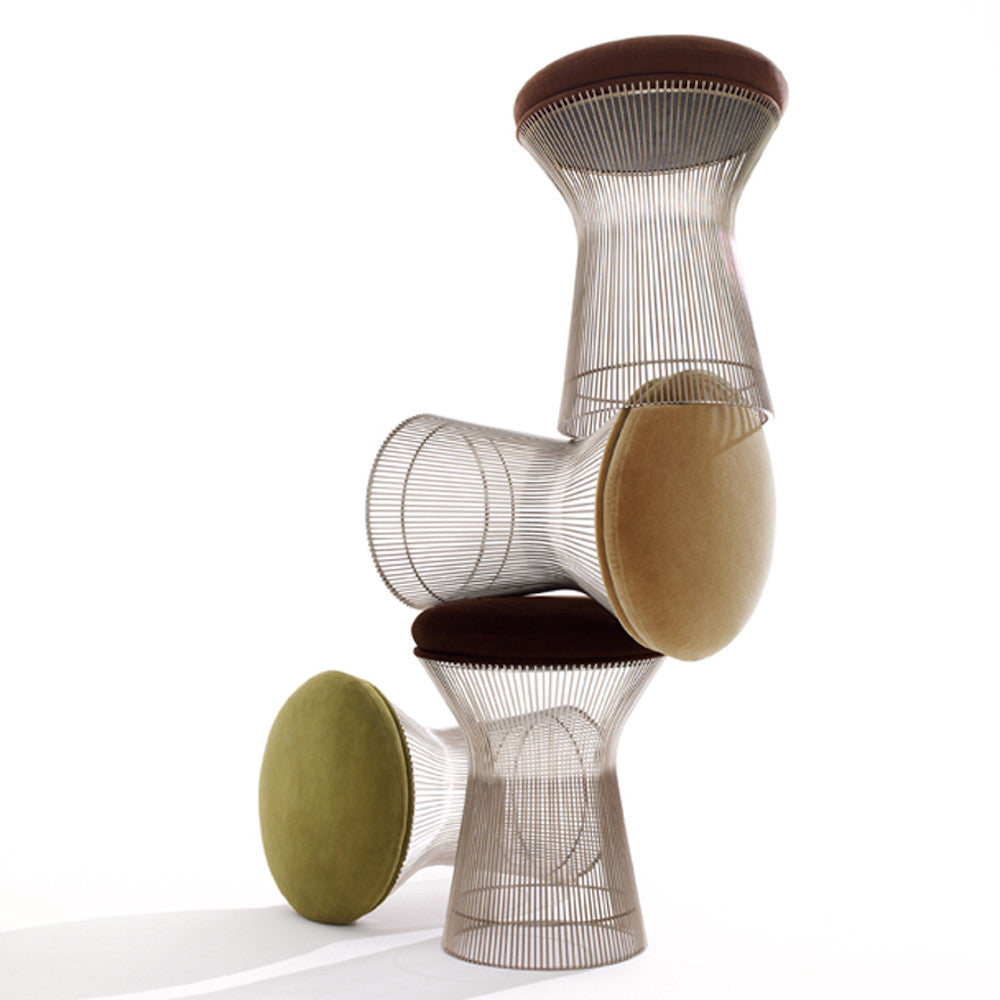 Platner Stools Stacked Warren Platner Knoll