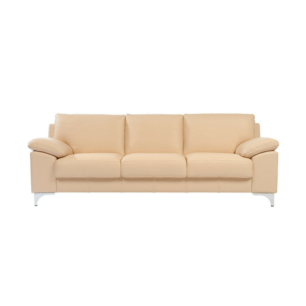 Luonto Poet Sofa Labrador 12 Leather Metal Legs Made to Order