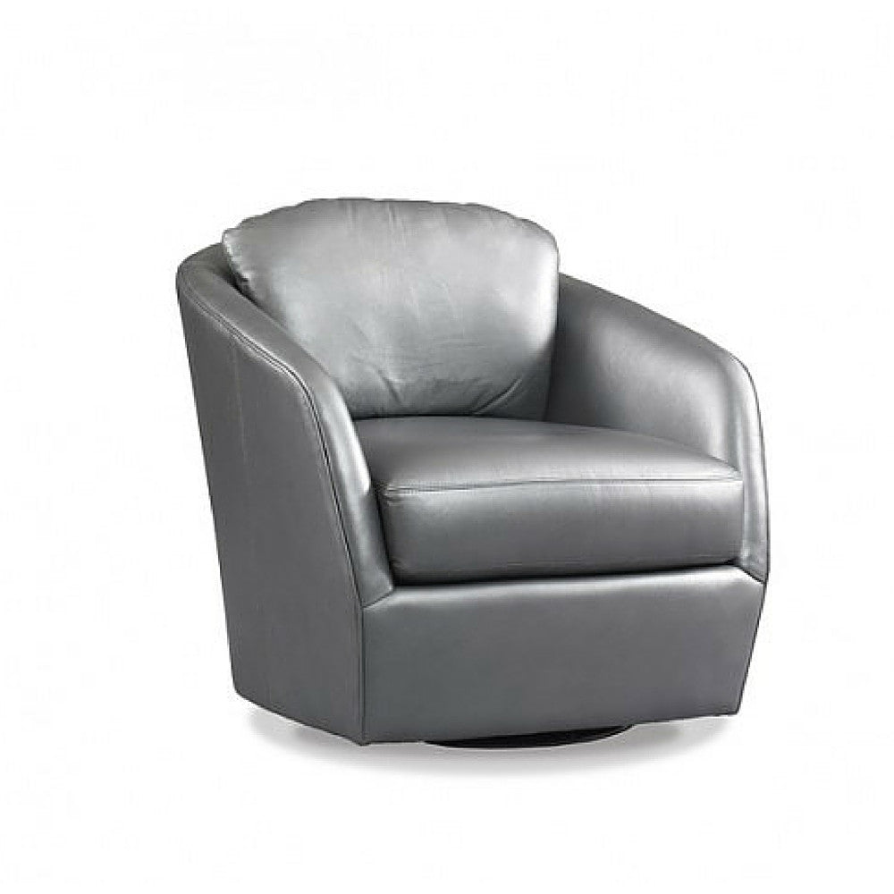 Precedent Furniture Leather Swivel Chair Gordon