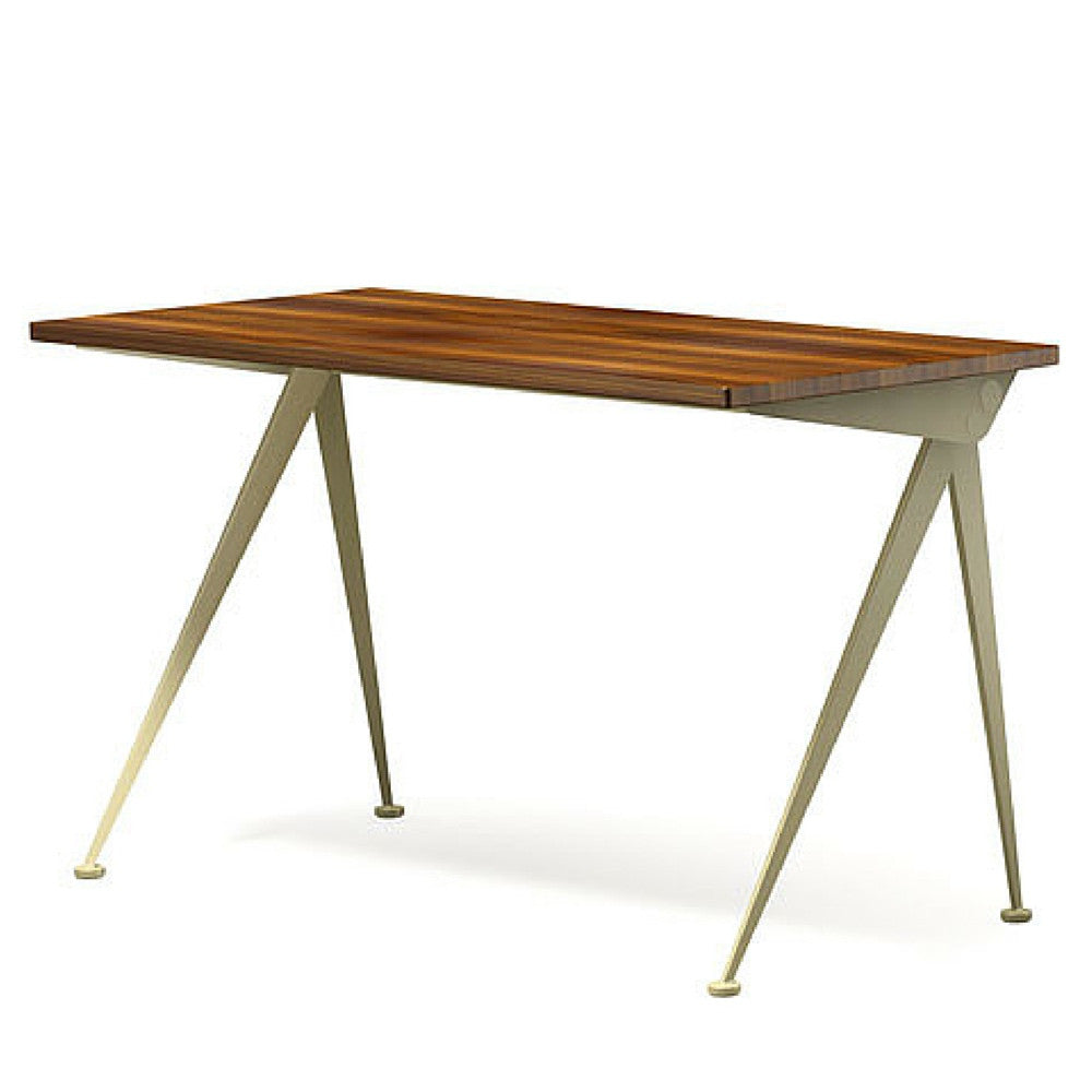 Prouve Desk Compas Direction Walnut Top Ecru Base