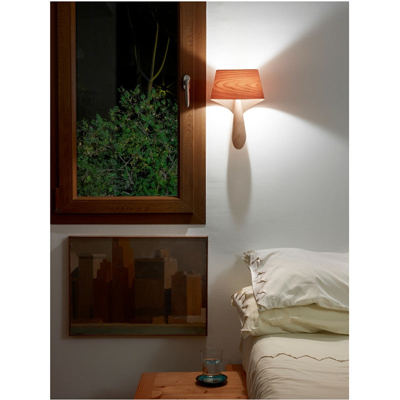 Ray Power Air A Wall Sconce Natural Cherry Bedside LZF Lamps