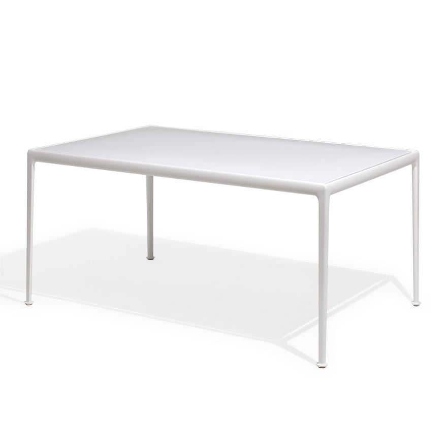 Richard Schultz 1966 Dining Table White Rectangular Outdoor Knoll